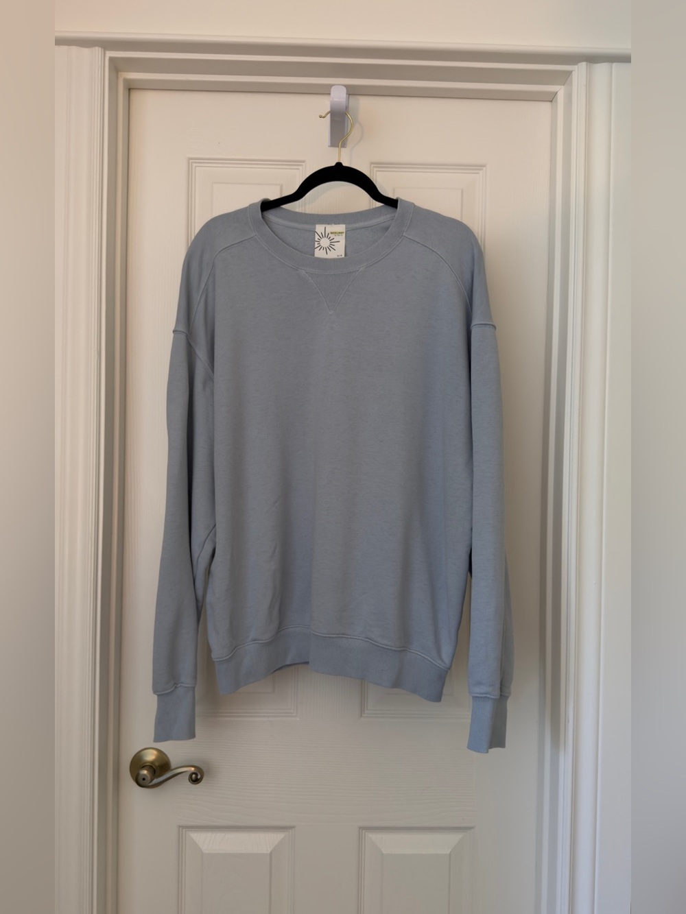 Aerie offline terry sweatshirt dusty blue heather